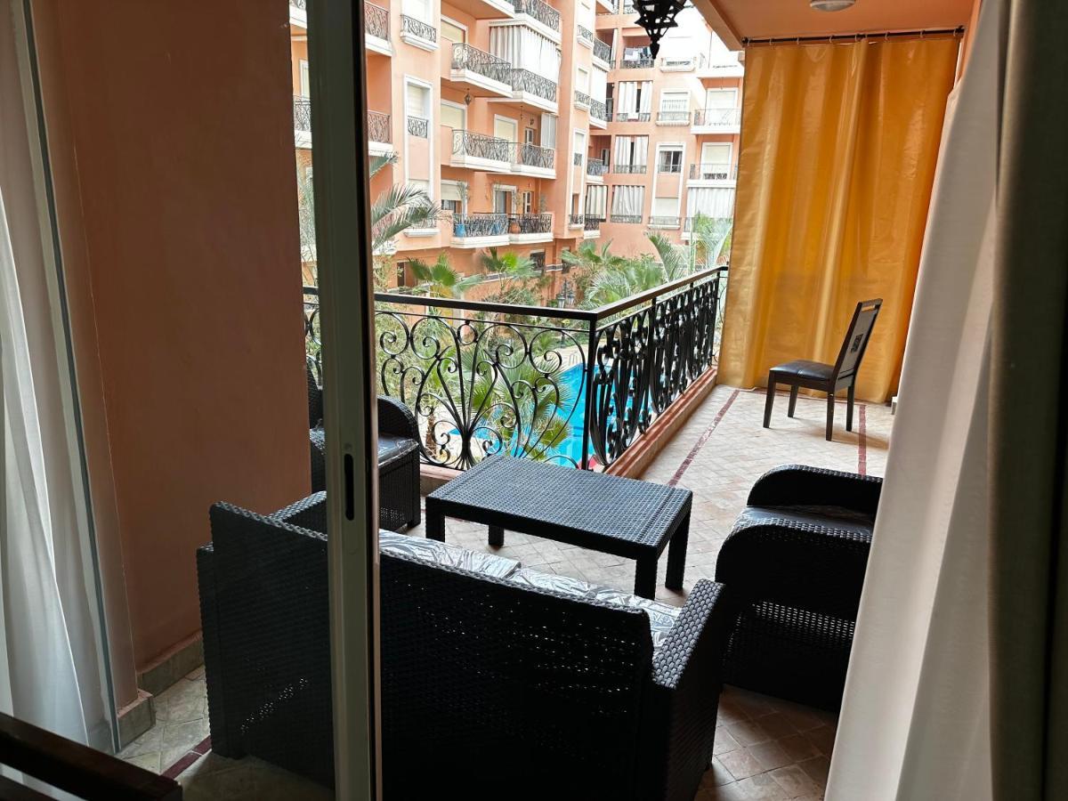 Beautiful, Great Equipped 122 M Holiday Apartment Near Majorelle Garden And Gueliz With Pool Views And A Large Balcony And Terrace Marrakesh Exterior foto